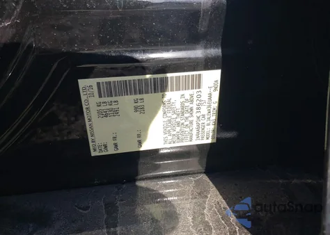 2017 Nissan Maxima 3.5 Sl z USA, uszkodzony, nr VIN 1N4AA6AP1HC386203